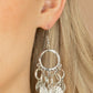 Partners in CHIME - Silver - Paparazzi Earring Image
