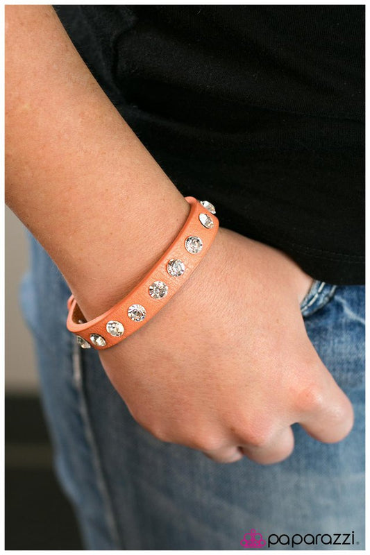 Pulsera Paparazzi ~ Un asunto para recordar - Naranja