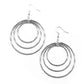 ​Vintage Vertigo - Silver - Paparazzi Earring Image