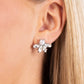 ​Stellar Showcase - White - Paparazzi Earring Image