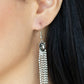 ​Drop-Dead Dainty - Silver - Paparazzi Earring Image