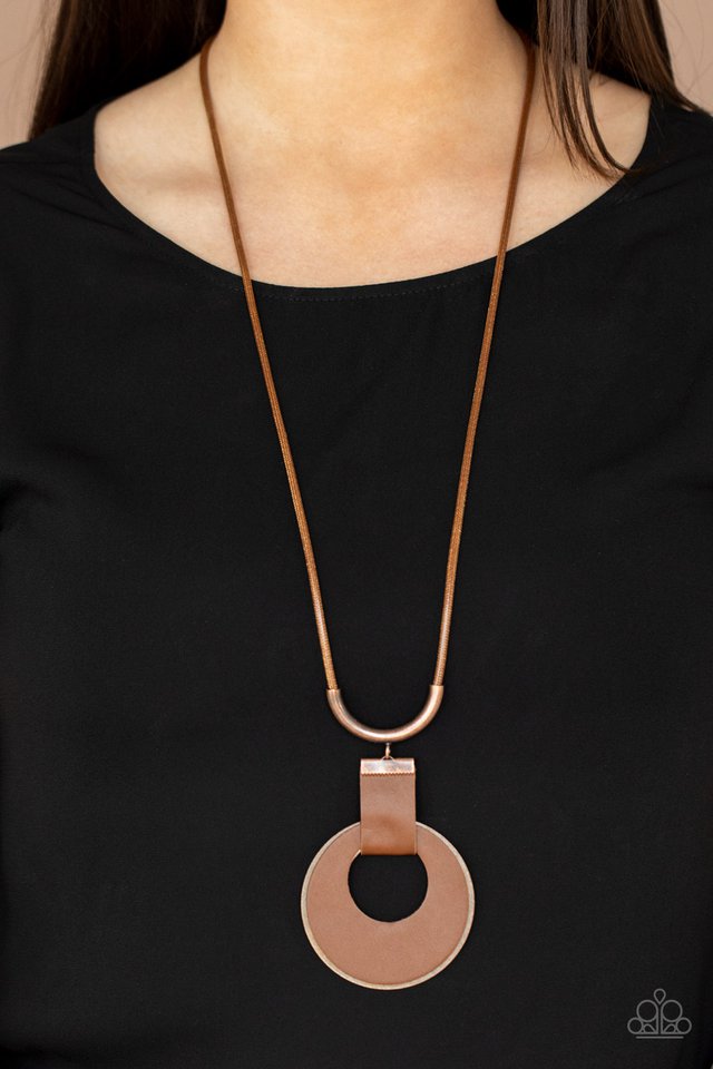 ​​Luxe Crush - Copper - Paparazzi Necklace Image