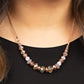 Turn Up The Tea Lights - Copper - Paparazzi Necklace Image