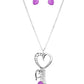 ​Flirty Fashionista - Purple - Paparazzi Necklace Image
