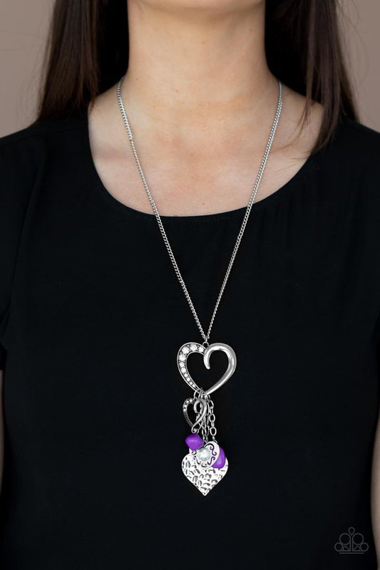 ​Flirty Fashionista - Purple - Paparazzi Necklace Image