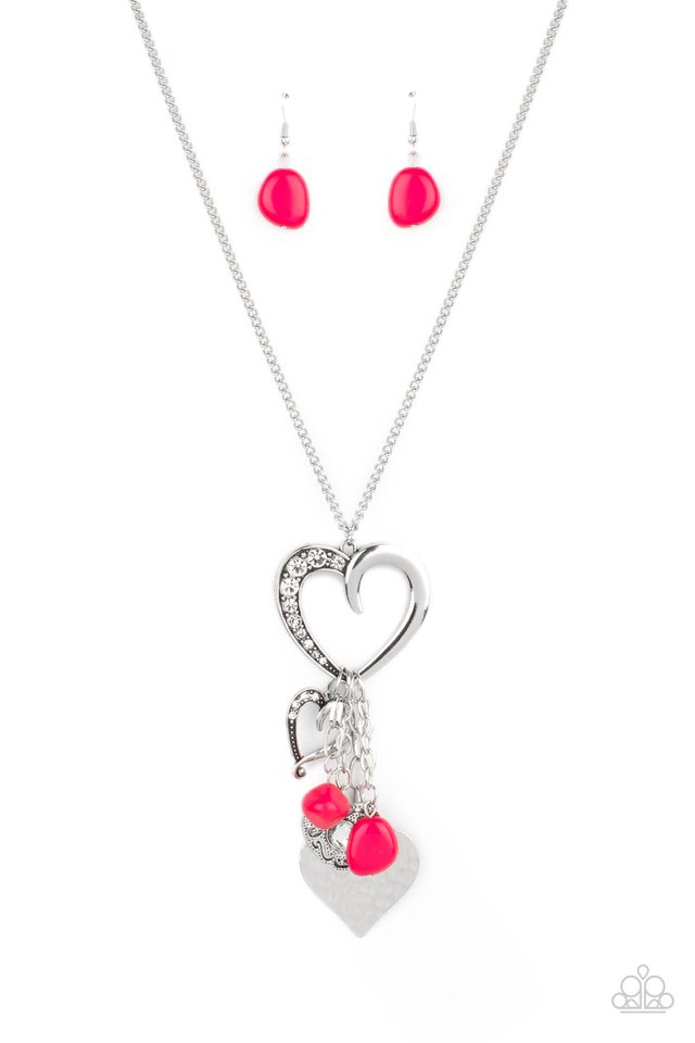 ​Flirty Fashionista - Pink - Paparazzi Necklace Image