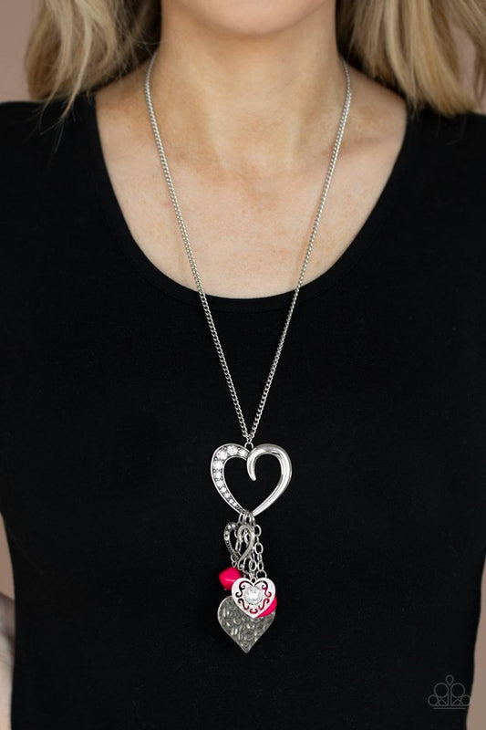 ​Flirty Fashionista - Pink - Paparazzi Necklace Image