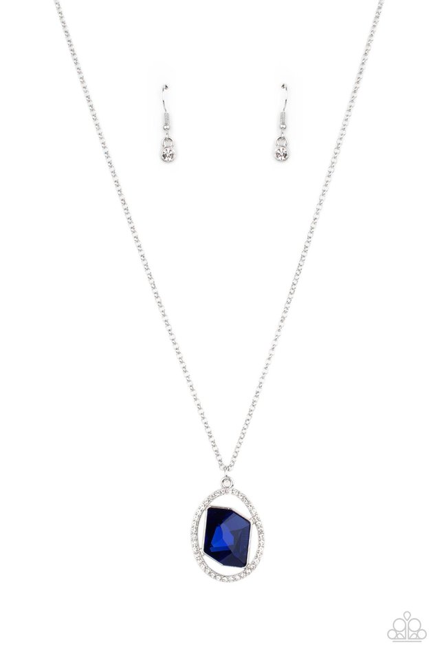 Undiluted Dazzle - Blue - Paparazzi Necklace Image