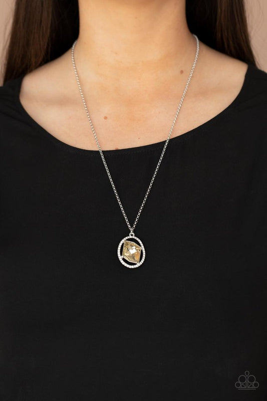 Undiluted Dazzle - Brown - Paparazzi Necklace Image