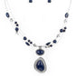 ​Discovering New Destinations - Blue - Paparazzi Necklace Image