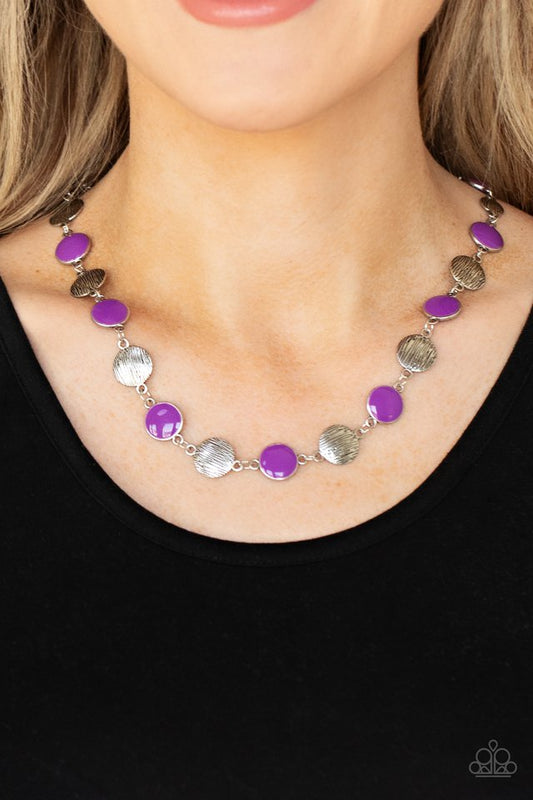 Harmonizing Hotspot - Purple - Paparazzi Necklace Image