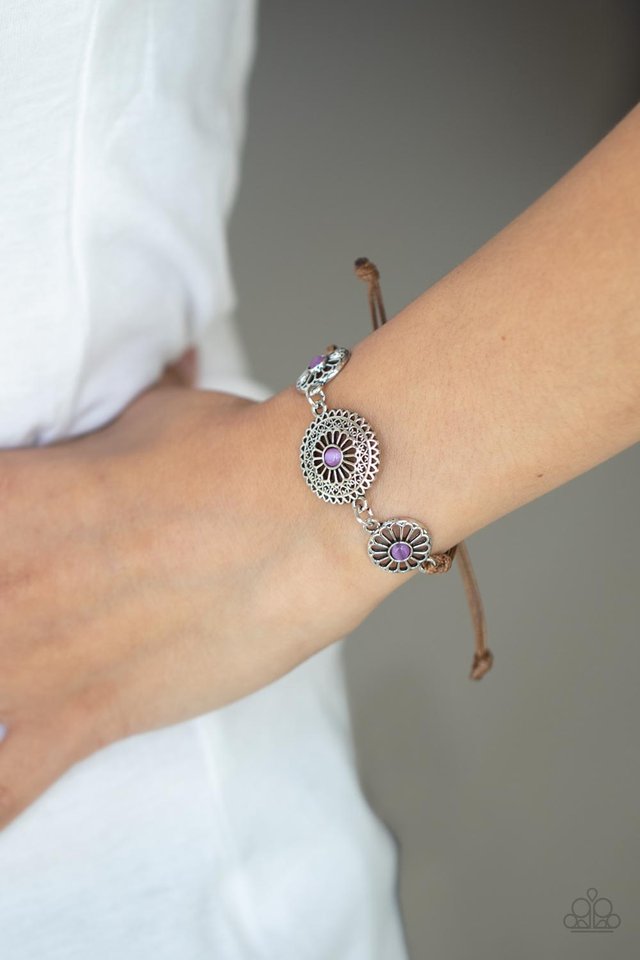 Bohemian Botany - Purple - Paparazzi Bracelet Image