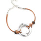 ​Choose Happy - Brown - Paparazzi Bracelet Image