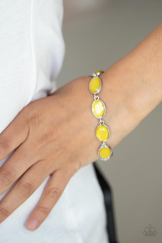 ​Smooth Move - Yellow - Paparazzi Bracelet Image