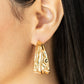 Badlands and Bellbottoms - Gold - Paparazzi Earring Image