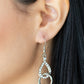 Red Carpet Couture - White - Paparazzi Earring Image