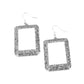 World FRAME-ous - Silver - Paparazzi Earring Image
