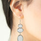 Tiers Of Tranquility - White - Paparazzi Earring Image