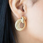 ​Industrial Innovator - Gold - Paparazzi Earring Image