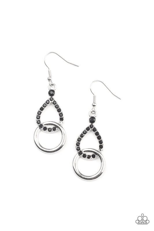 ​Red Carpet Couture - Black - Paparazzi Earring Image