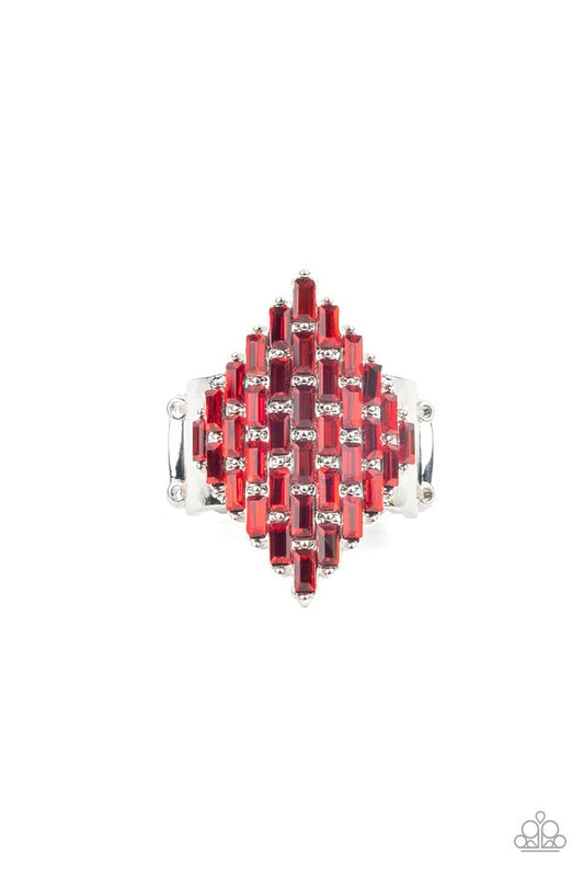 Hive Hustle - Red - Paparazzi Ring Image