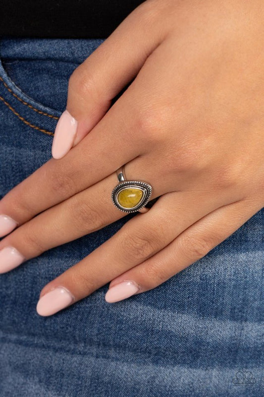 ​Eco Elements - Yellow - Paparazzi Ring Image