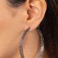 Candescent Curves - Black - Paparazzi Earring Image