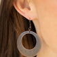 ​Outer Plains - Copper - Paparazzi Earring Image