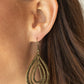 ​Plains Pathfinder - Brass - Paparazzi Earring Image