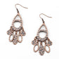 ​PLAINS Jane - Copper - Paparazzi Earring Image