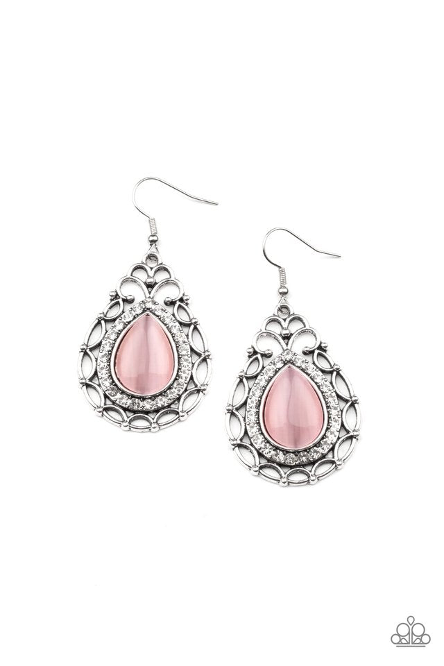 ​Endlessly Enchanting - Pink - Paparazzi Earring Image