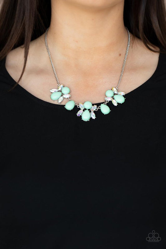 ​Galaxy Gallery - Green - Paparazzi Necklace Image