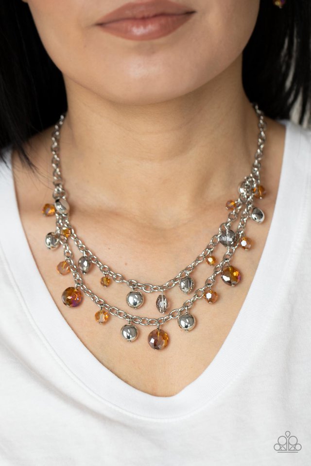 ​Ethereally Ensconced - Brown - Paparazzi Necklace Image