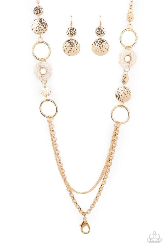 Paparazzi Necklace ~ Grounded Glamour - Gold