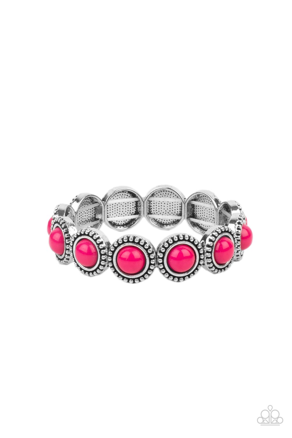 Pulsera Paparazzi ~ Paseo marítimo pulido - Rosa