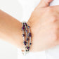 Cosmic Candescence - Purple - Paparazzi Bracelet Image