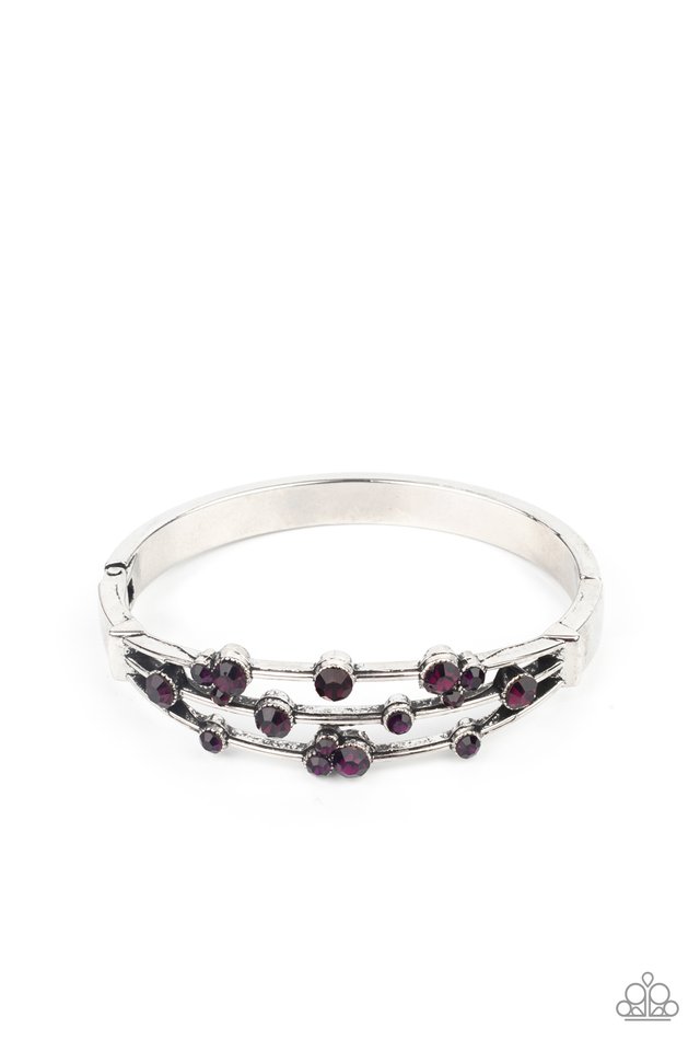 Cosmic Candescence - Purple - Paparazzi Bracelet Image