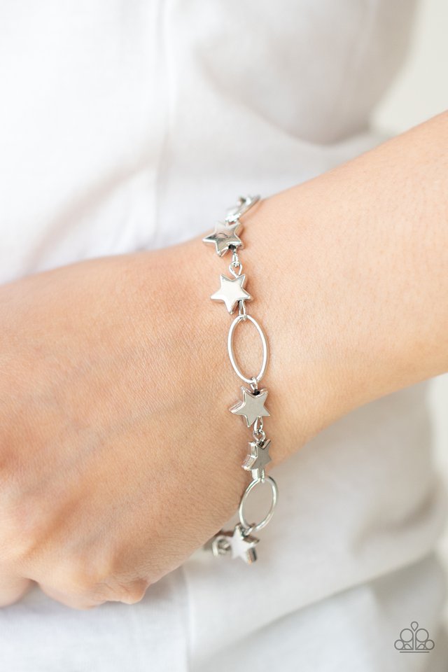 ​Stars and Sparks - Silver - Paparazzi Bracelet Image