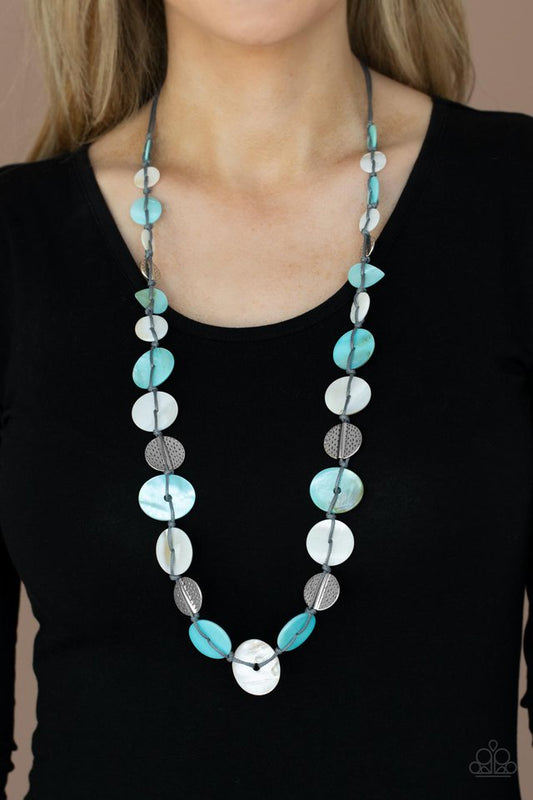 ​Seashore Spa - Blue - Paparazzi Necklace Image