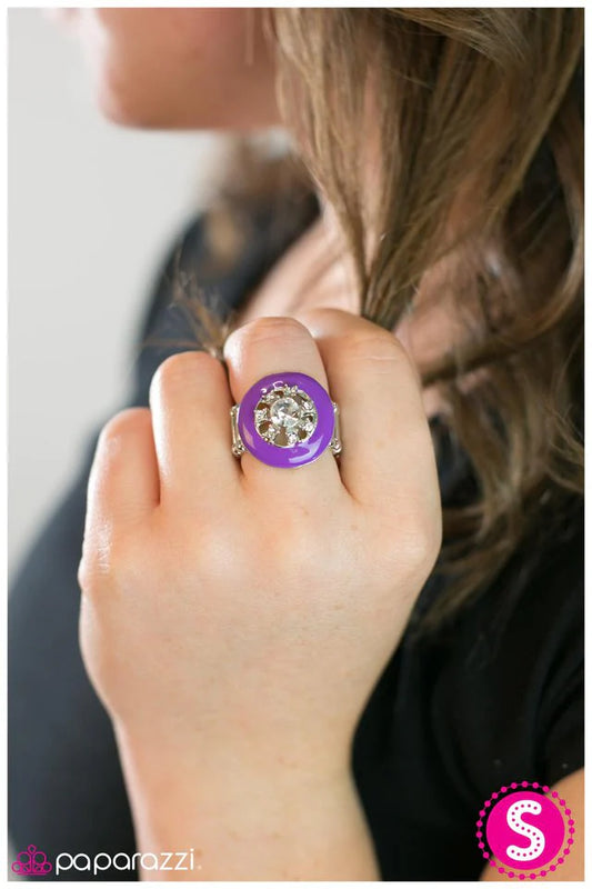 Paparazzi Ring ~ A Sparkling Sensation - Purple