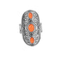 ​Promenade Paradise - Orange - Paparazzi Ring Image