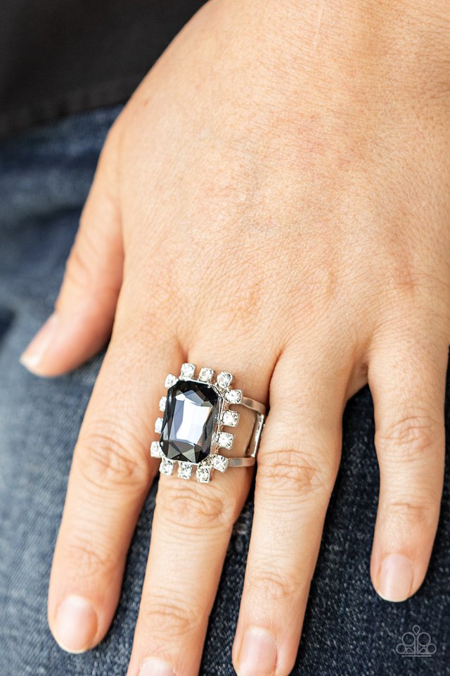 Galactic Glamour - Silver - Paparazzi Ring Image