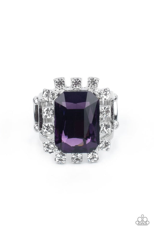 Galactic Glamour - Purple - Paparazzi Ring Image