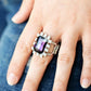 Galactic Glamour - Purple - Paparazzi Ring Image
