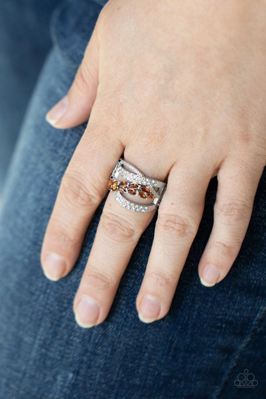 Emulating Elegance - Brown - Paparazzi Ring Image