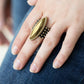 ​Renegade Radiance - Brass - Paparazzi Ring Image