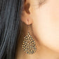 ​Daydreamy Dazzle - Copper - Paparazzi Earring Image