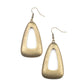 ​Irresistibly Industrial - Brass - Paparazzi Earring Image