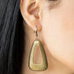 ​Irresistibly Industrial - Brass - Paparazzi Earring Image