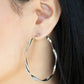​Radiantly Warped - Silver - Paparazzi Earring Image